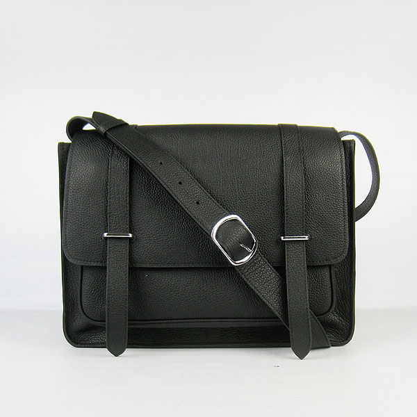 Hermes Shoulder Bag Togo Leather Black